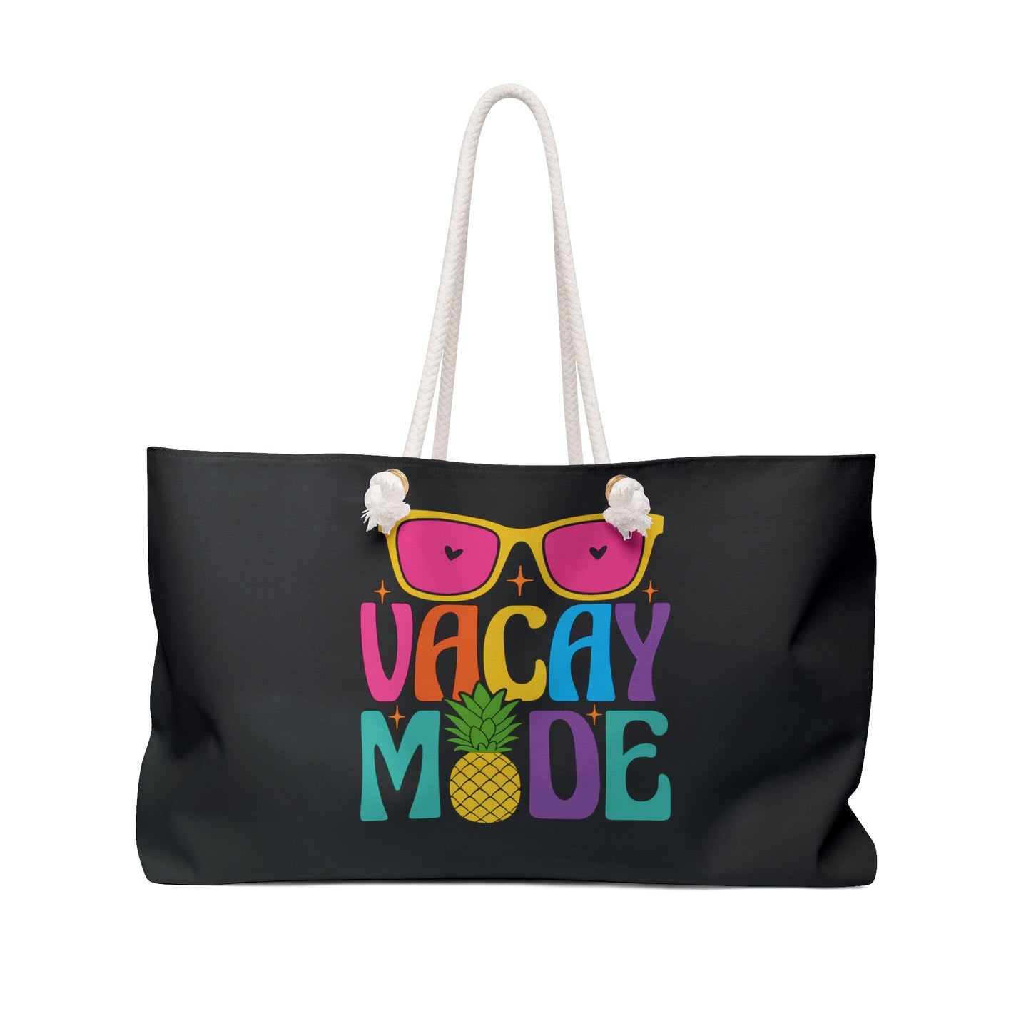 Summer Graphic Vacay Mode, Family Vacation Weekender Bag