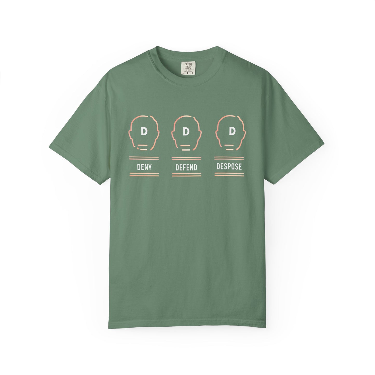 Deny Defend Depose apparel, Custom Color Activism Shirts, Shirts for Union Activists, T-shirt for Social crusader, Freedom Fighter T-shirts