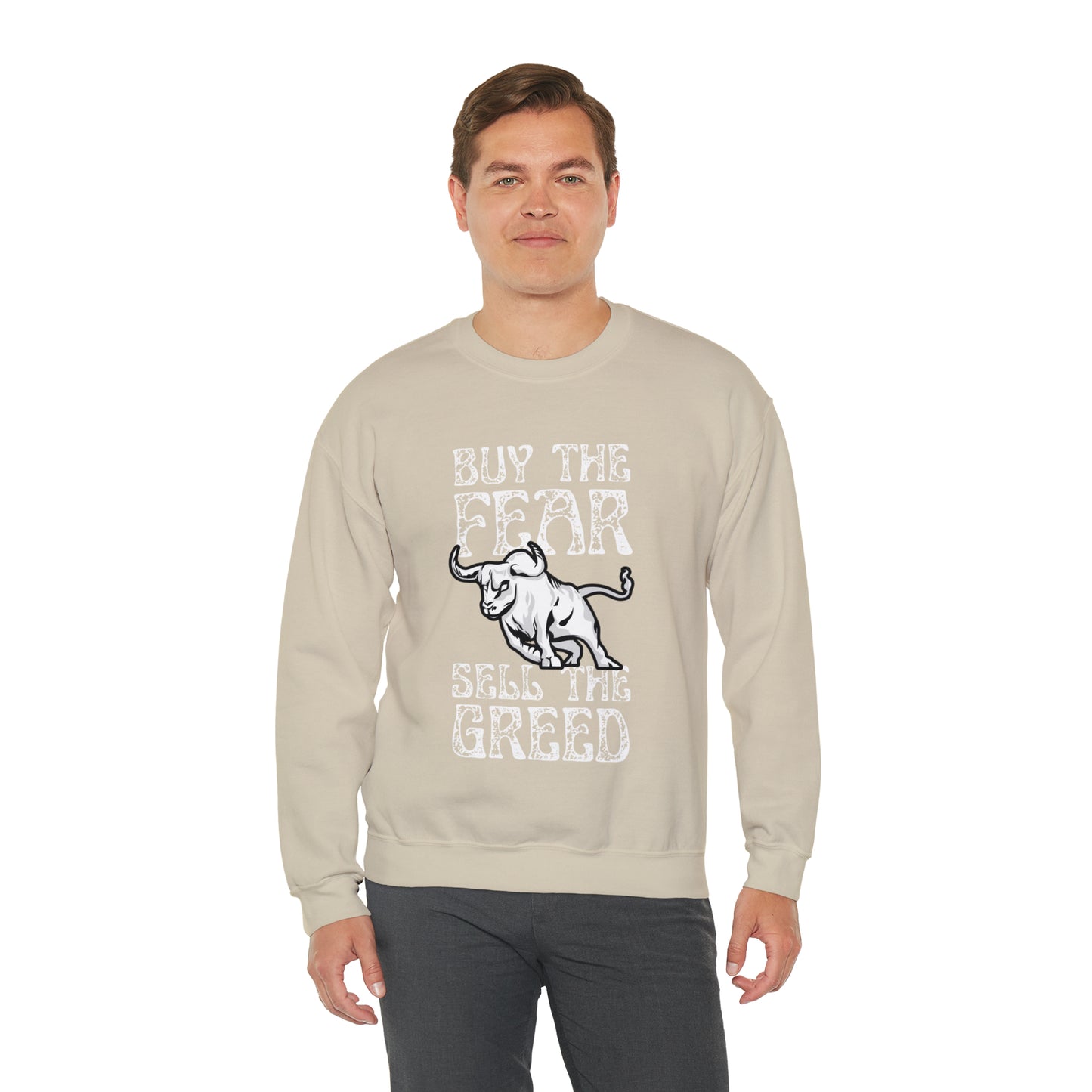 Buy The Fear Sell The Greed (Stock Market) Unisex Sweatshirt
