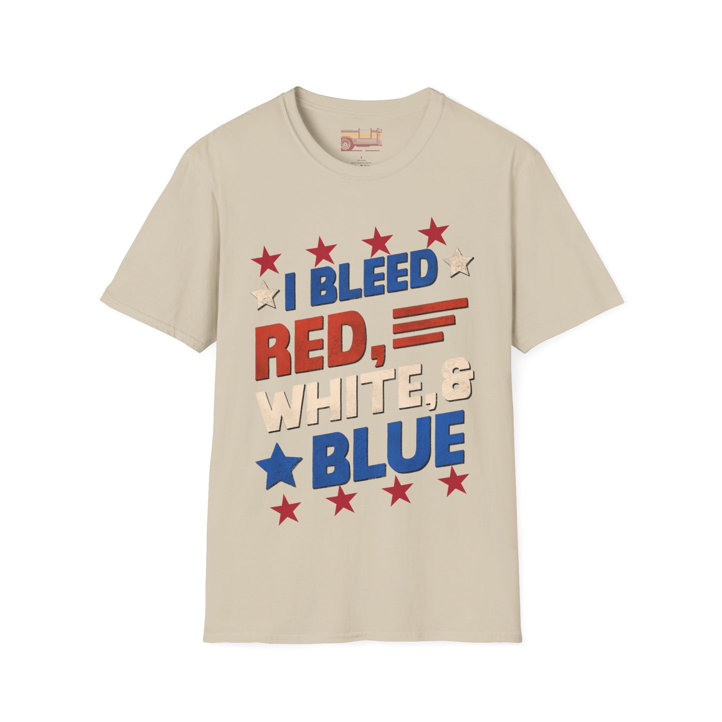 July 4th Independence Day Red, Blue And White Ultimate Comfort Unisex T-shirt