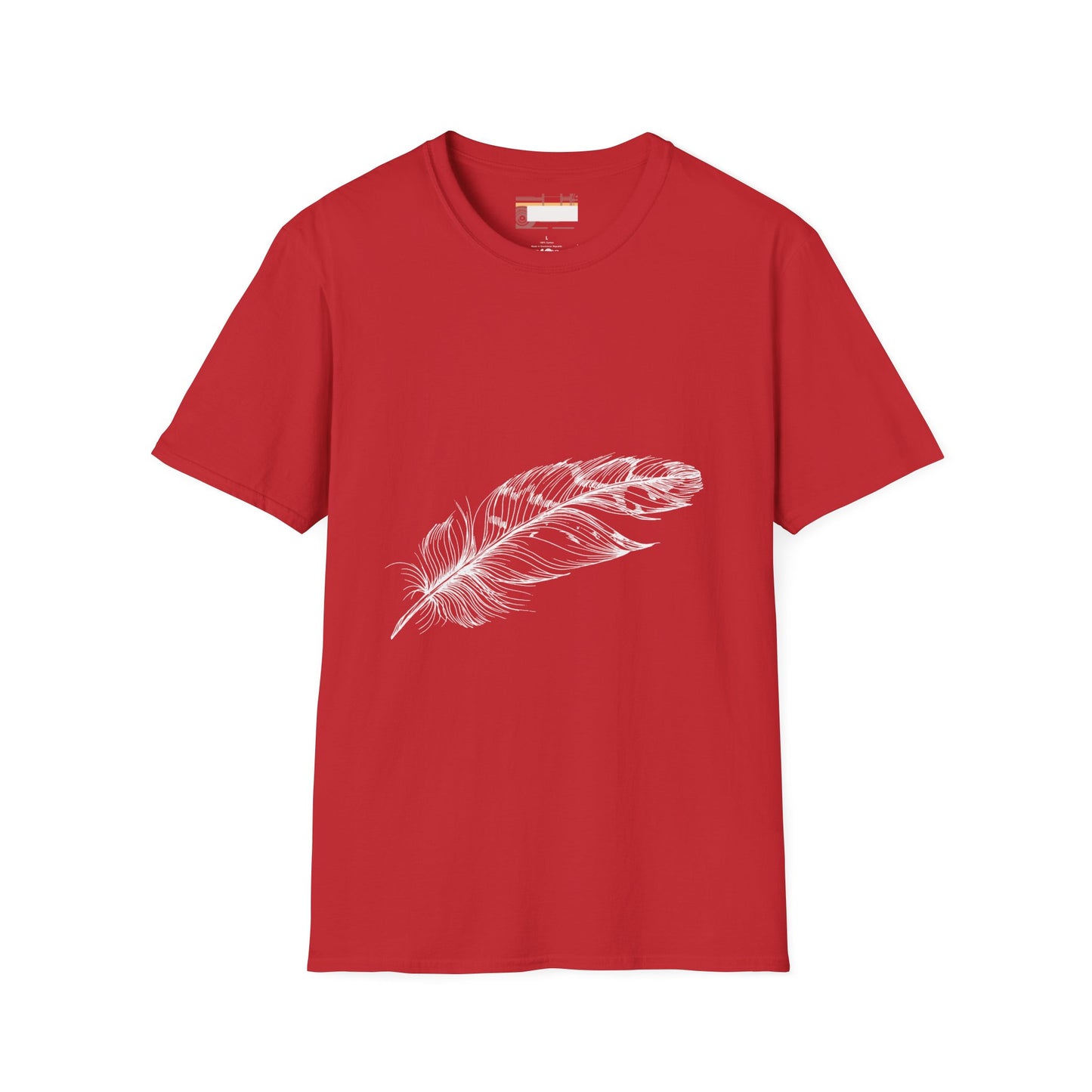Bird Feather Designed Graphic Comfort Unisex T-shirt