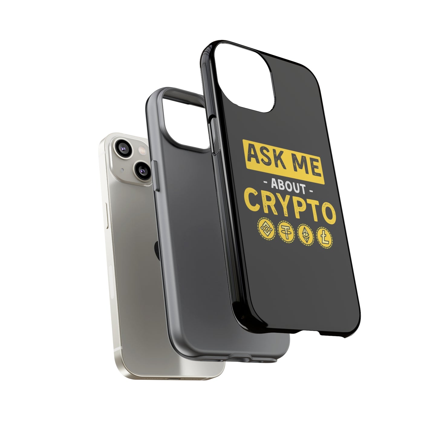 Ask Me About Crypto iPhone Case