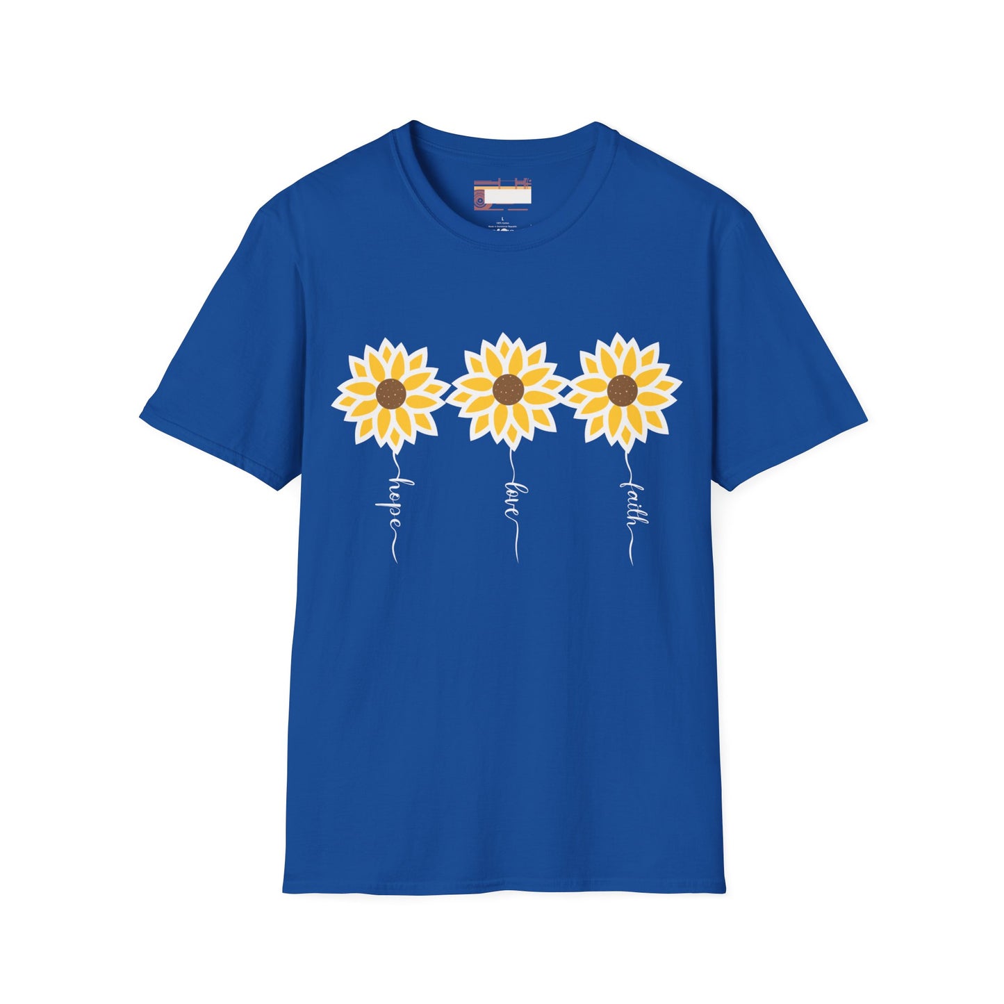 Graphic Christian Bible Gospel Unisex Comfort T-shirt, Wild Flower Christian Faith Quote Graphic Design Tees