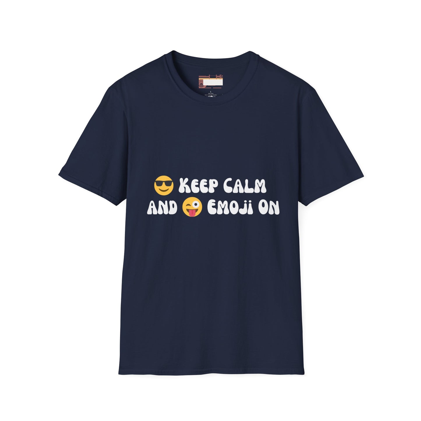 Graphic Emojis Designed Comfort Styled Minimalist T-shirts