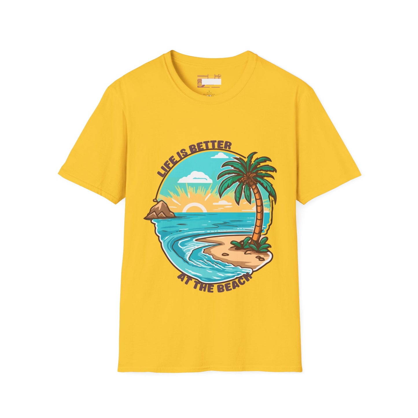 Lives Is Better At The Beach Summer Graphic Comfort Unisex T-shirt