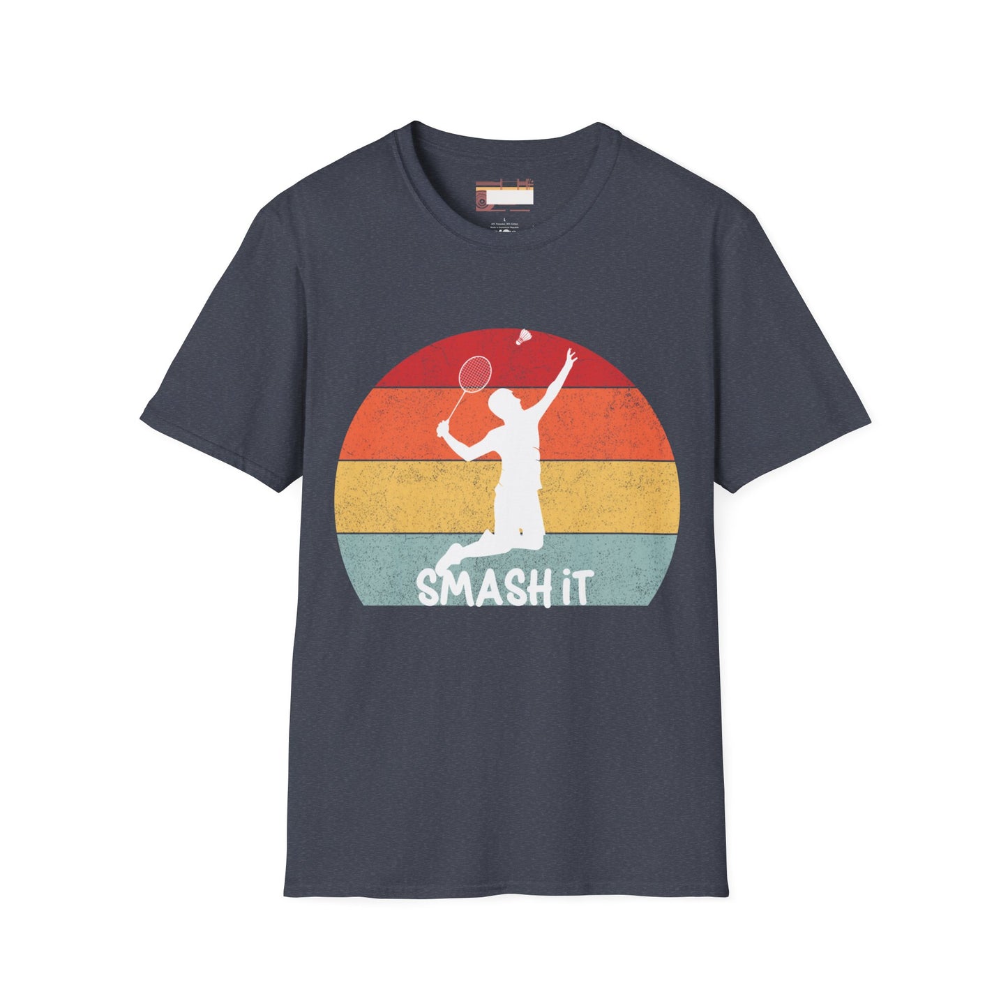 Badminton Game Day Graphic Comfort Unisex T-shirt