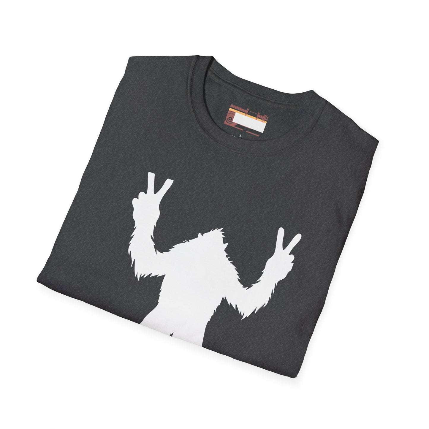 Graphic Designed Minimalist Big Foot Peace Sign Unisex Comfort Styled T-shirts