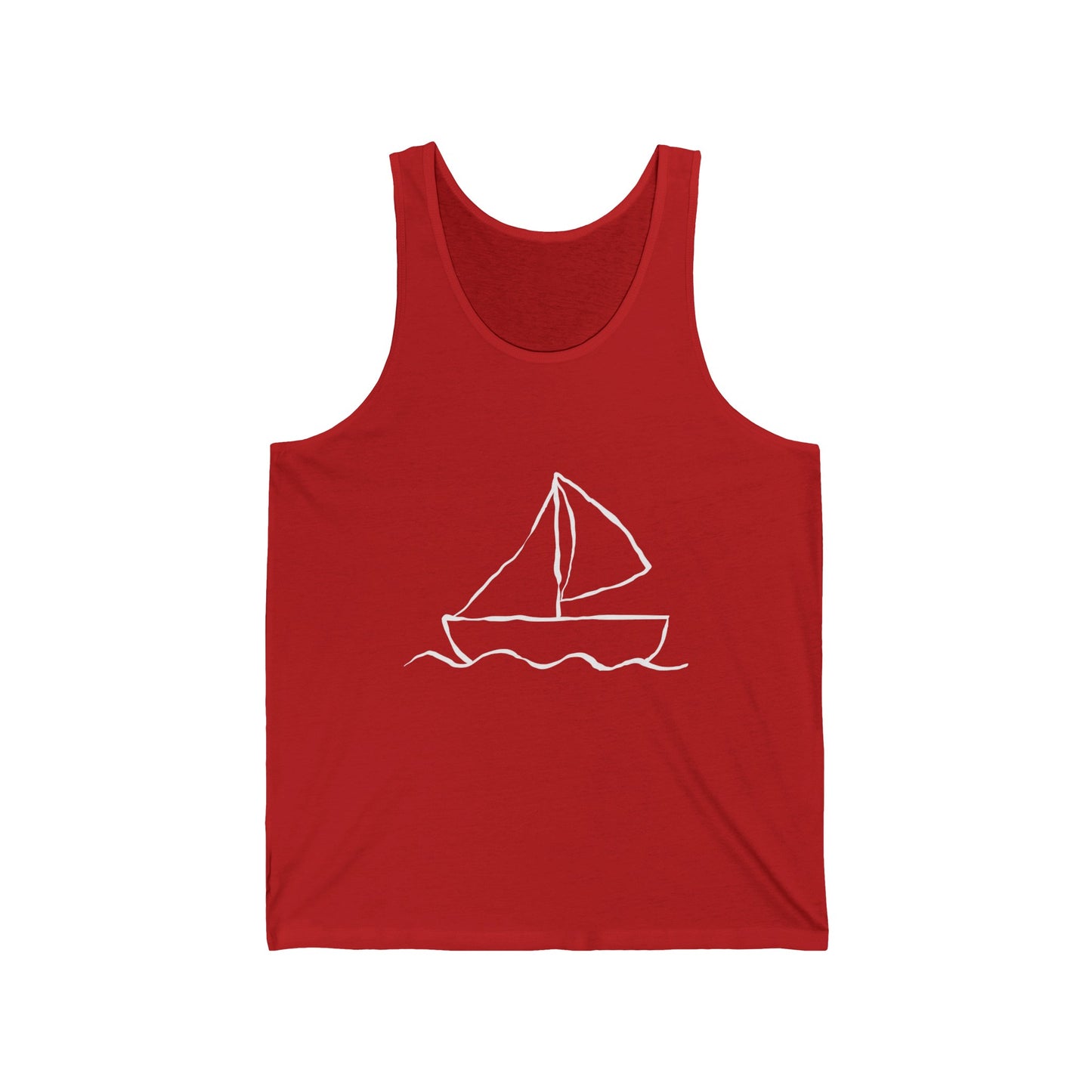Boat Beach Lovers Ultimate Comfort Styled Unisex Summer Tank Top