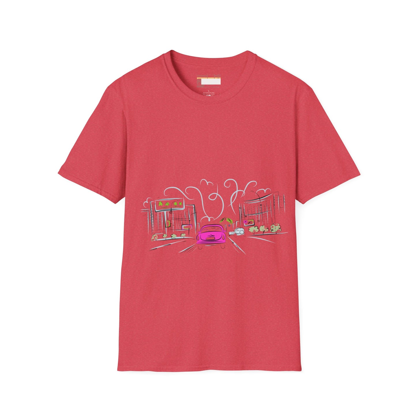 Graphic City Drama Designed Comfort Unisex T-shirt