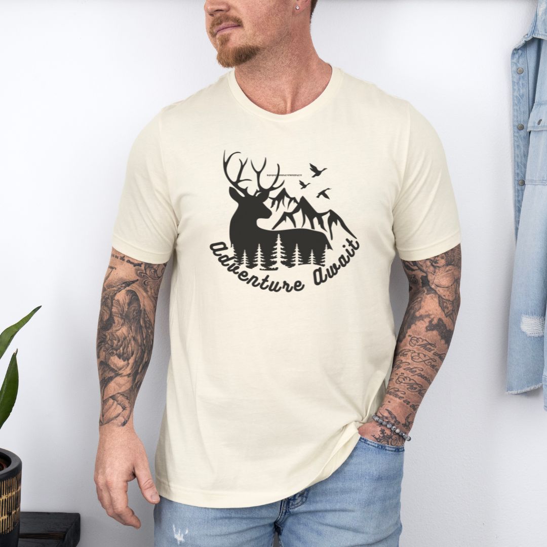 Adventure Awaits Ultimate Unisex Comfort Styled T-shirt
