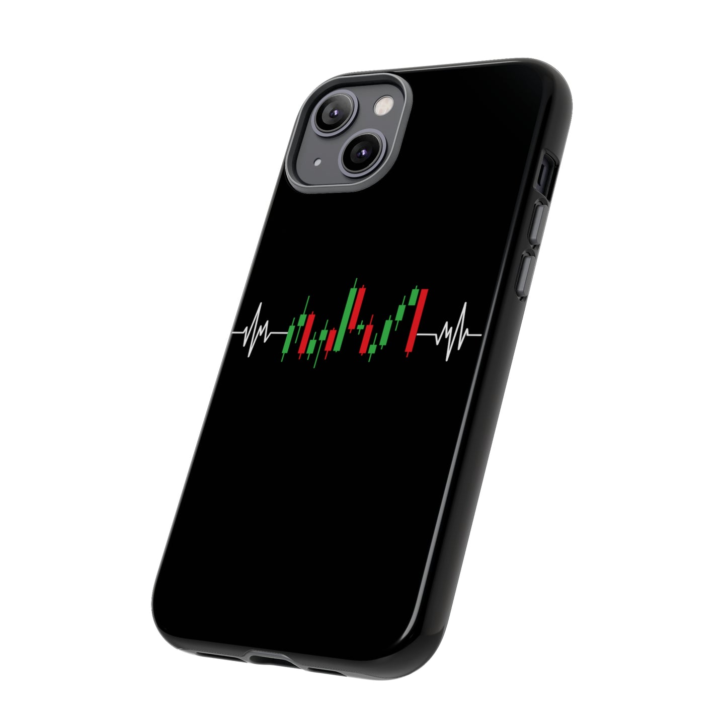 Bearish And Bullish Chart Candles (Stock Market) iPhone Case