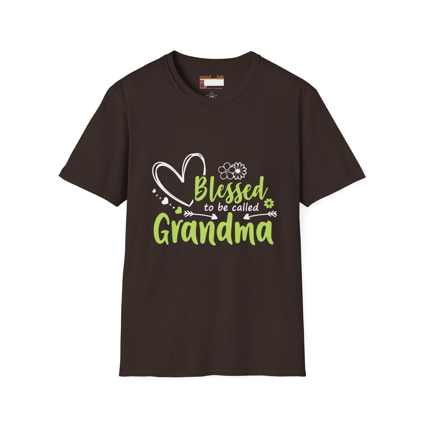 Graphic Designed Blessed Grand ma Minimalist Comfort T-shirt
