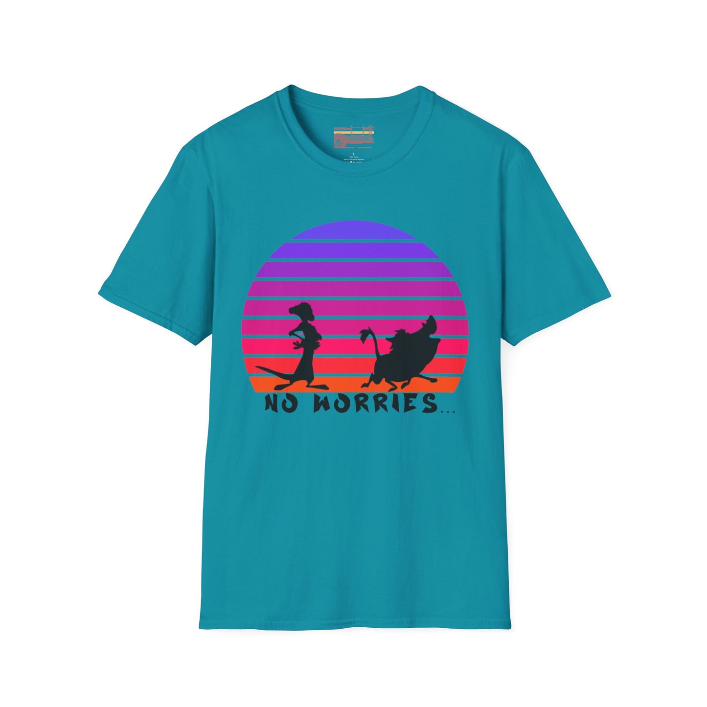 No Worries Motivation Ultimate Comfort Styled Graphic T-shirt
