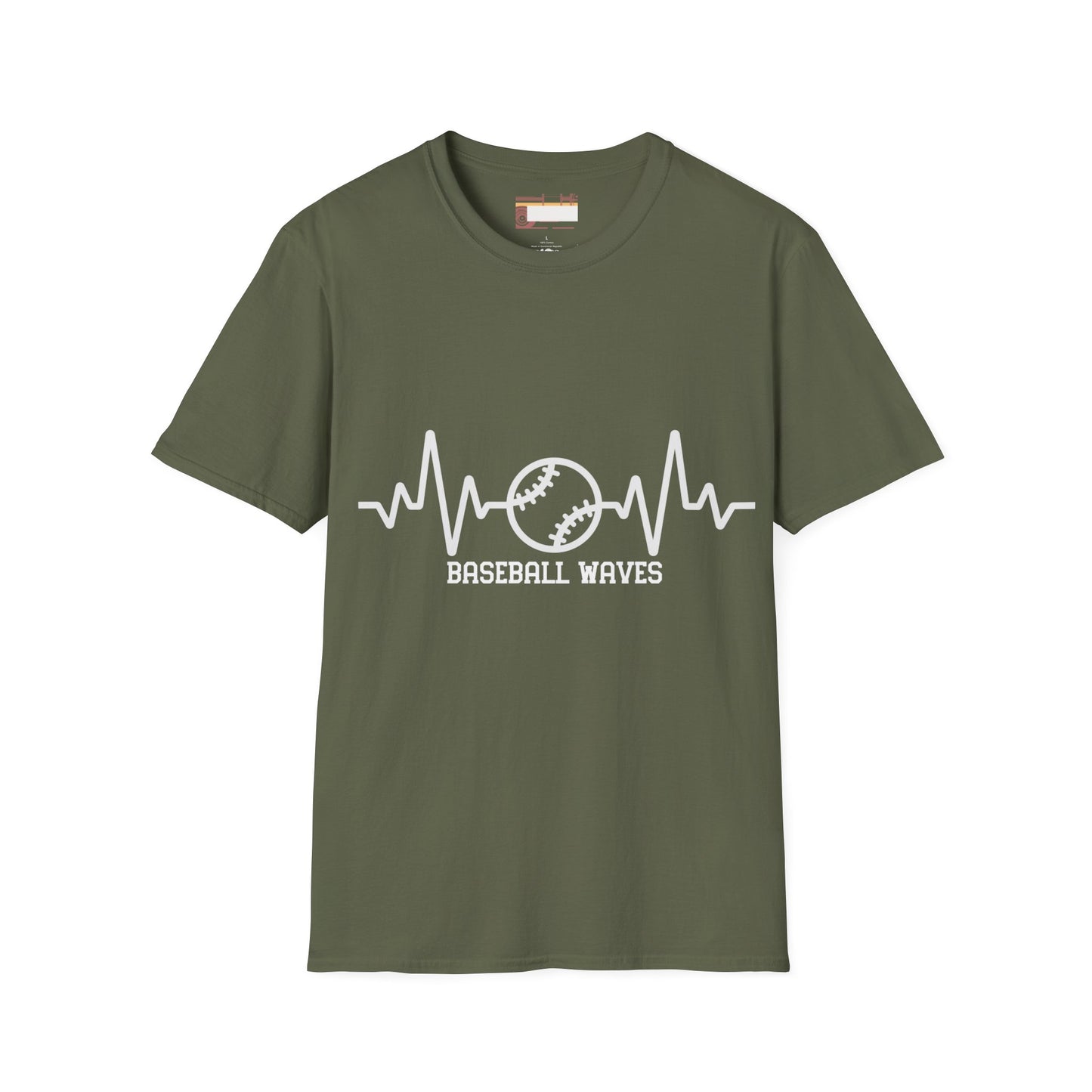 Graphic Baseball Waves Baseball Fan Unisex Comfort T-shirt