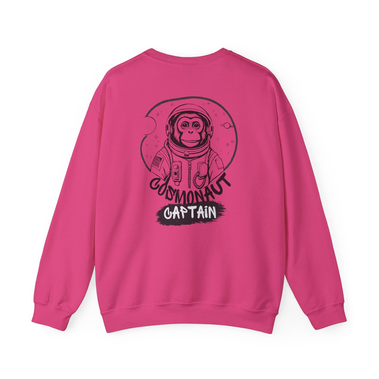 Graphic Designed Minimalist Cosmonaut Crewneck Sweatshirt