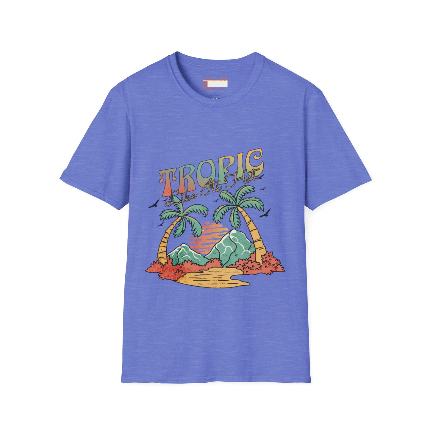 Graphic Summer Vibes Beach Hair Comfort Styled T-shirts