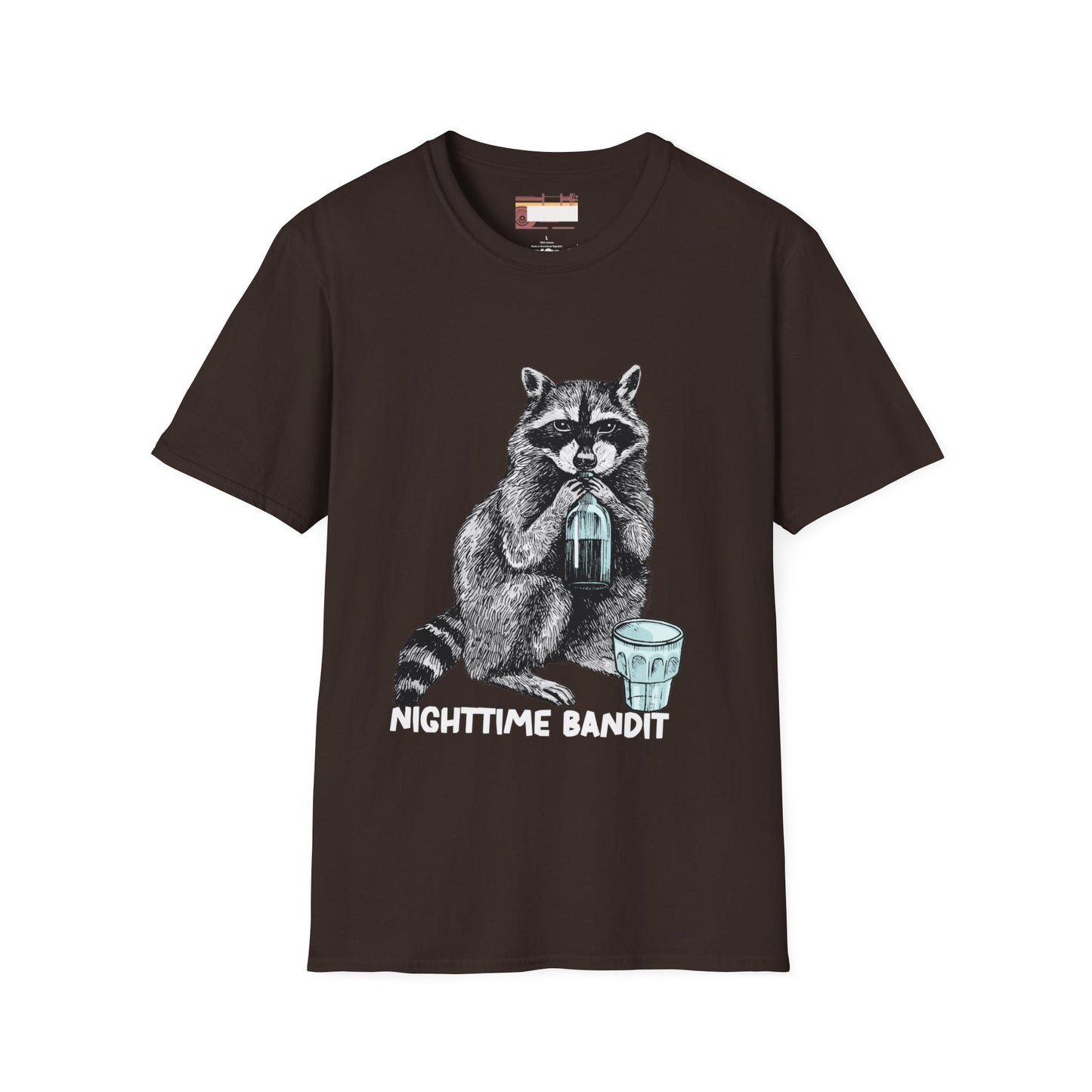 Graphic Designed Minimalist Racoon the Bandit Unisex Comfort Styled T-shirts