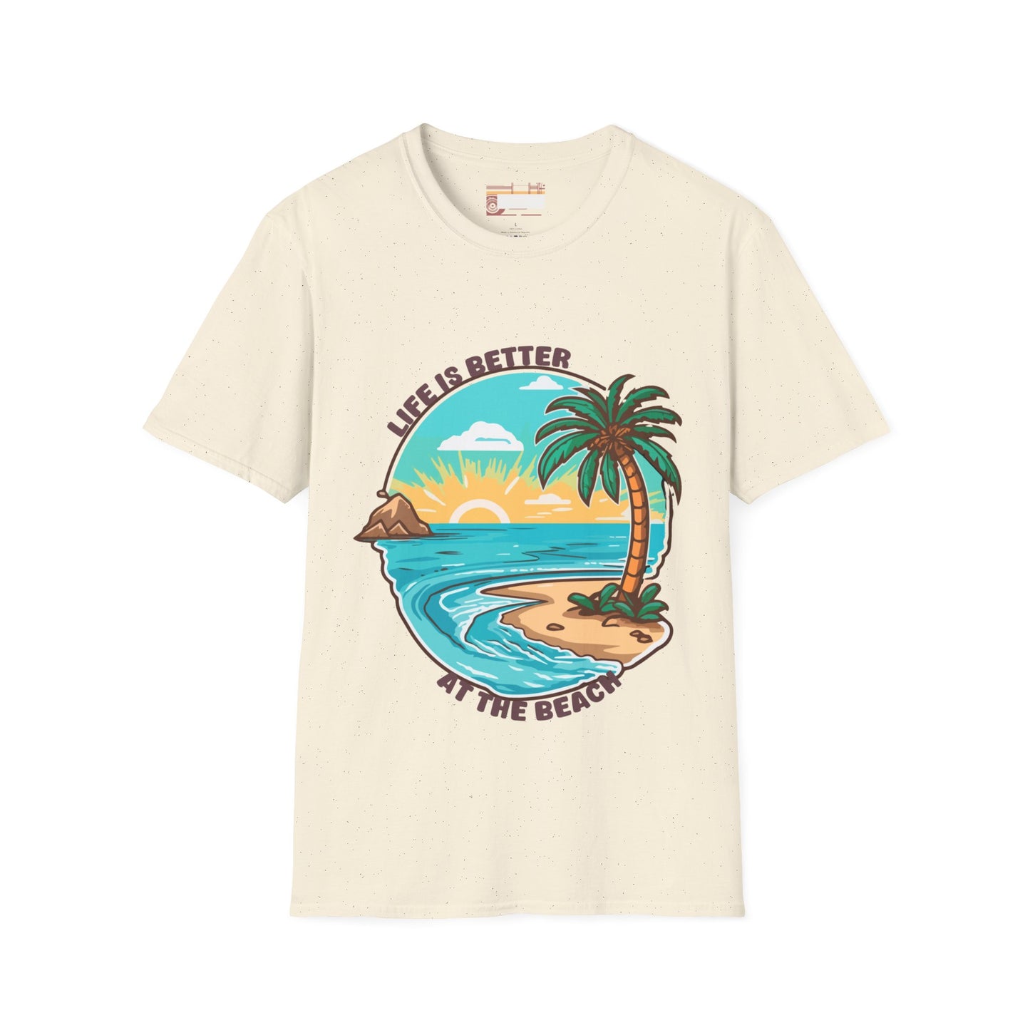 Lives Is Better At The Beach Summer Graphic Comfort Unisex T-shirt