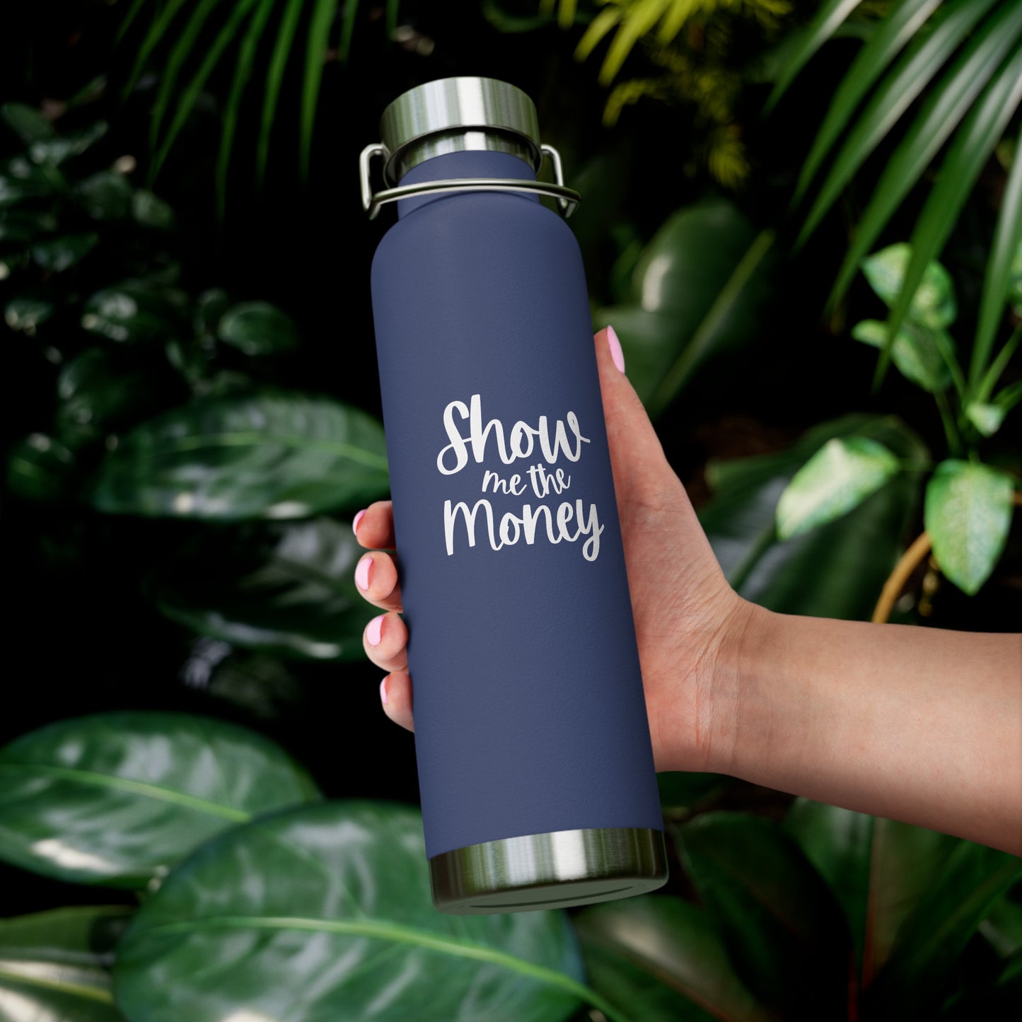 Show Me The Money Copper Vacuum Insulated Bottle, 22oz