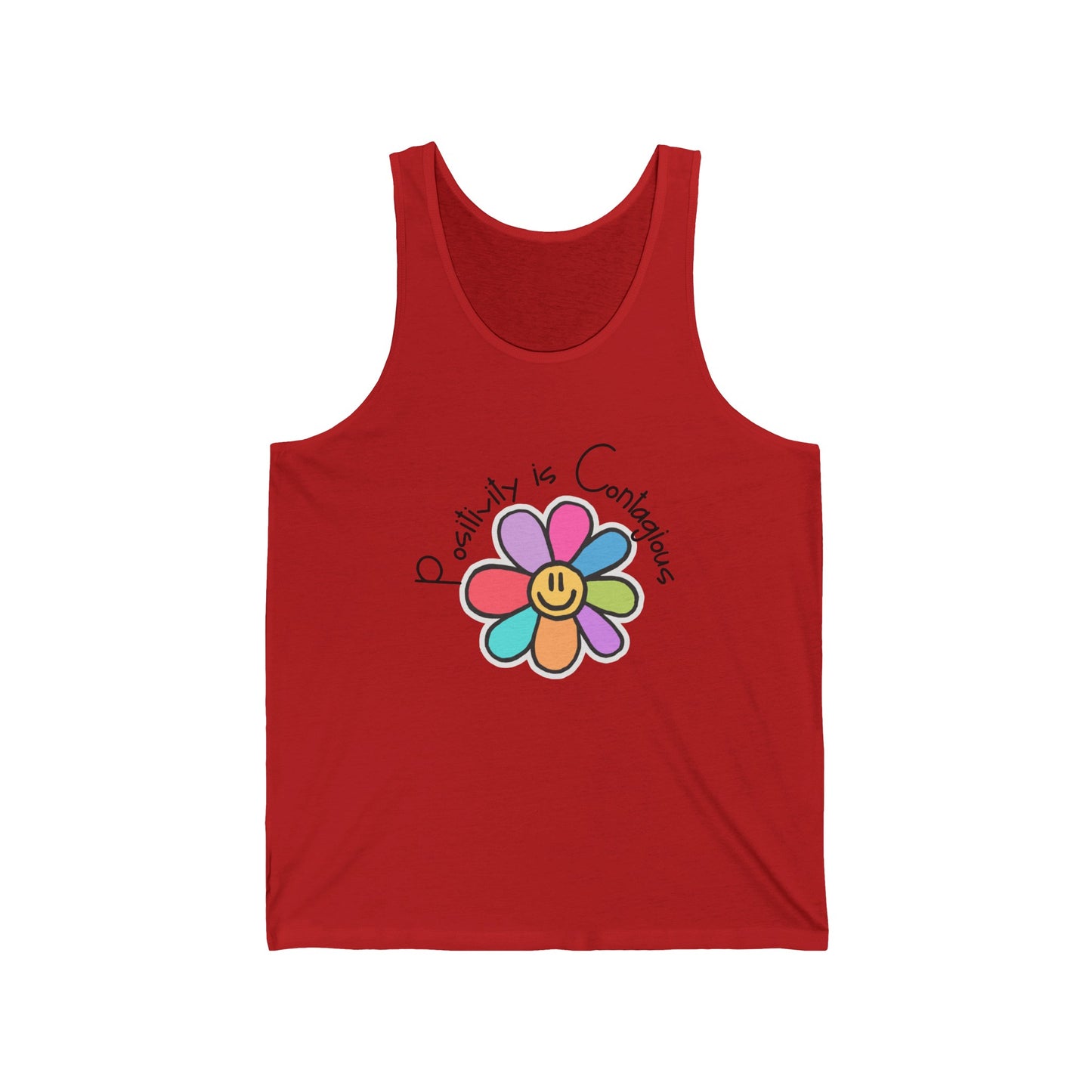 Positivity Is Contagious Ultimate Comfort Styled Unisex Tank Top
