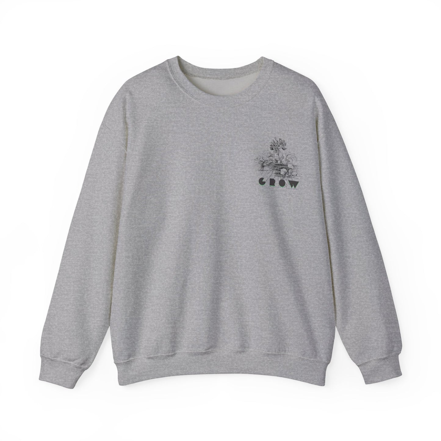 Graphic Designed Minimalist Crewneck Sweatshirt