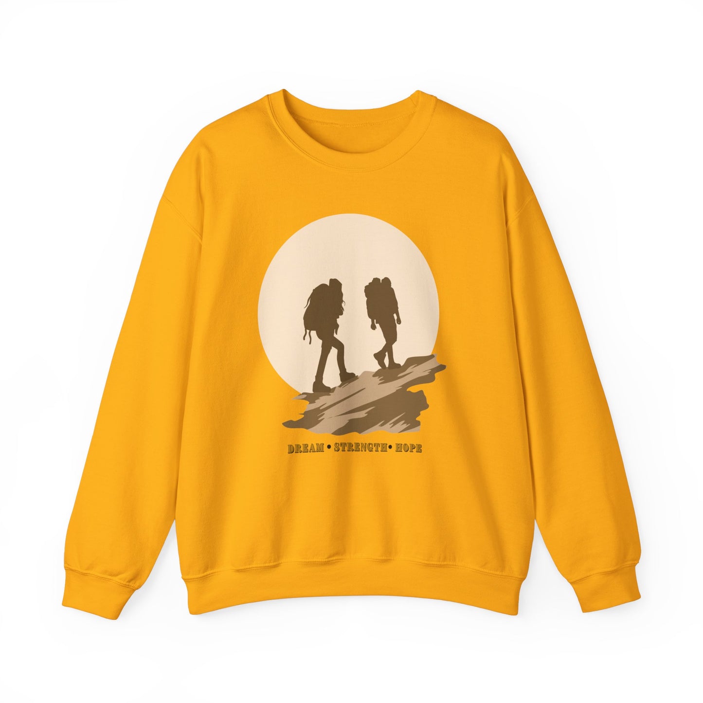 Graphic Designed Minimalist Unisex Motivational Crewneck Sweatshirt