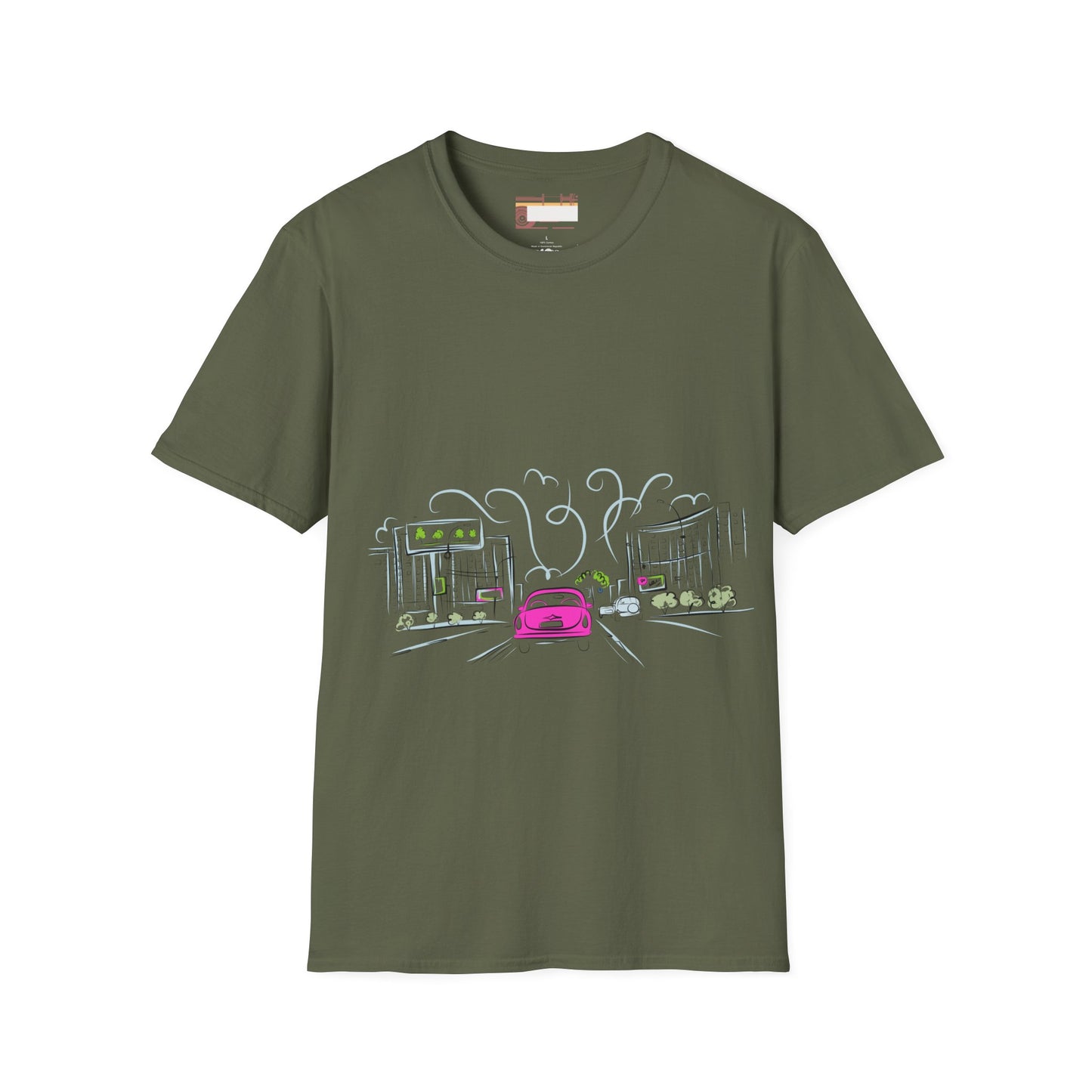 Graphic City Drama Designed Comfort Unisex T-shirt