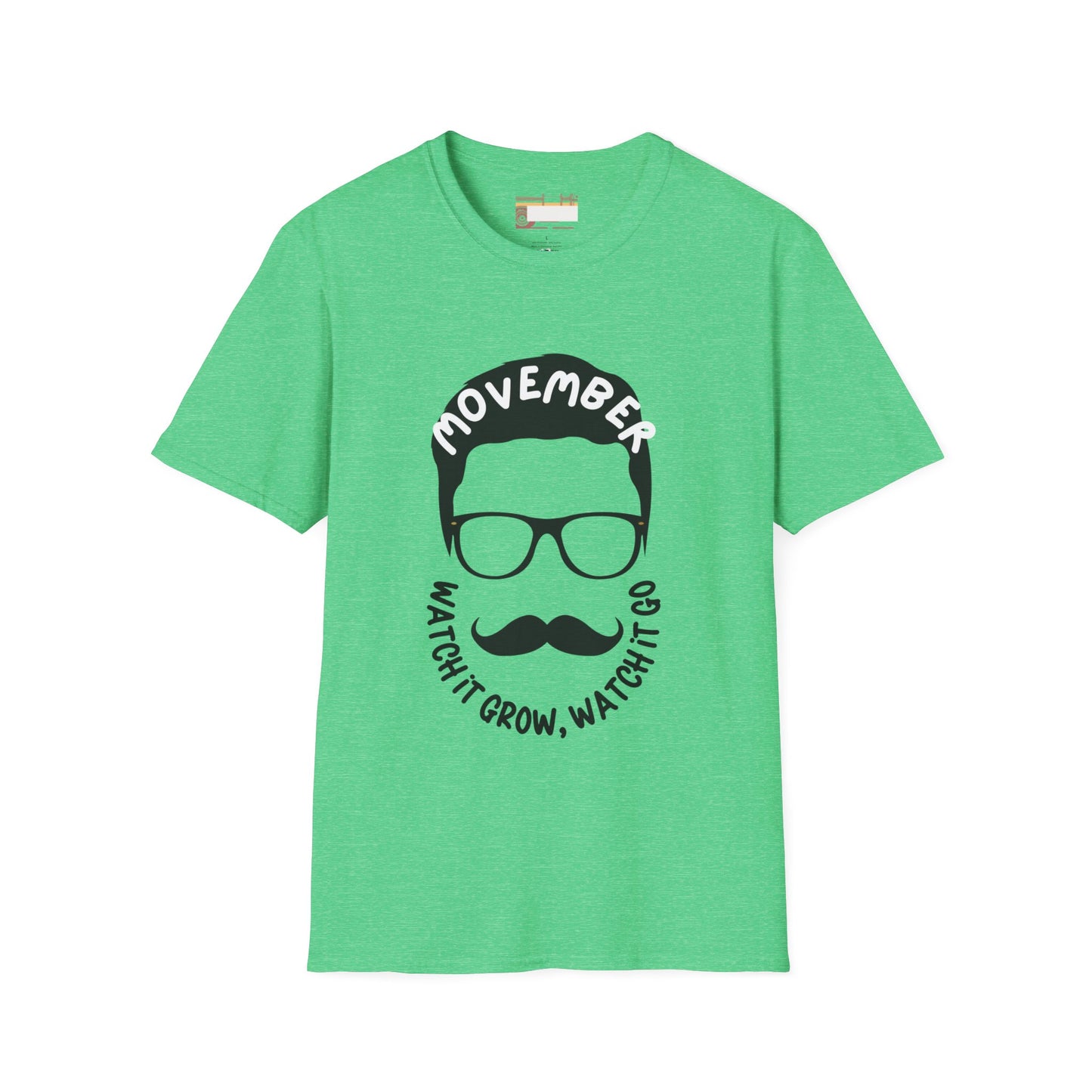 Movember Moustache Bearded Gang Graphic Comfort Unisex T-shirt