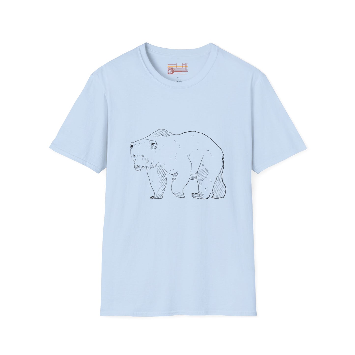 Minimalist Graphic Designed Bear Ultimate Comfort Unisex T-shirt
