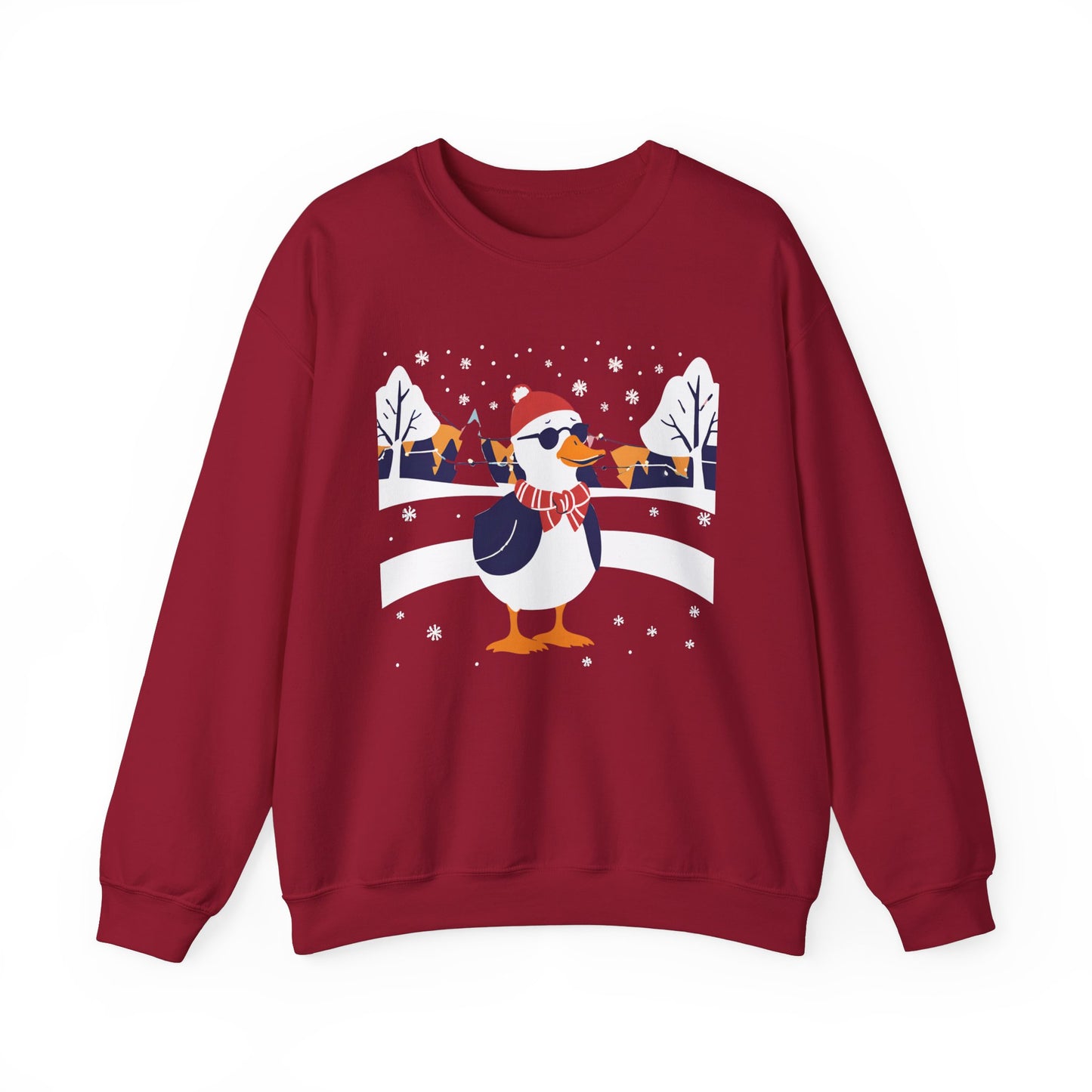 Graphic Designed Holiday Christmas Unisex Crewneck Sweatshirt