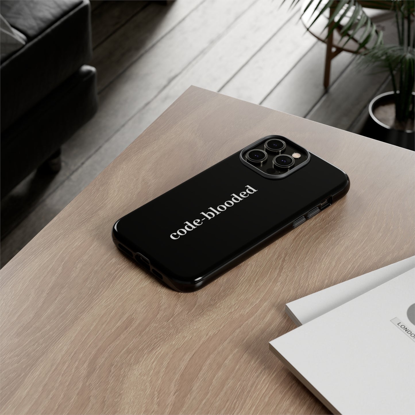 Code Blooded (Technology Programmers) iPhone Case