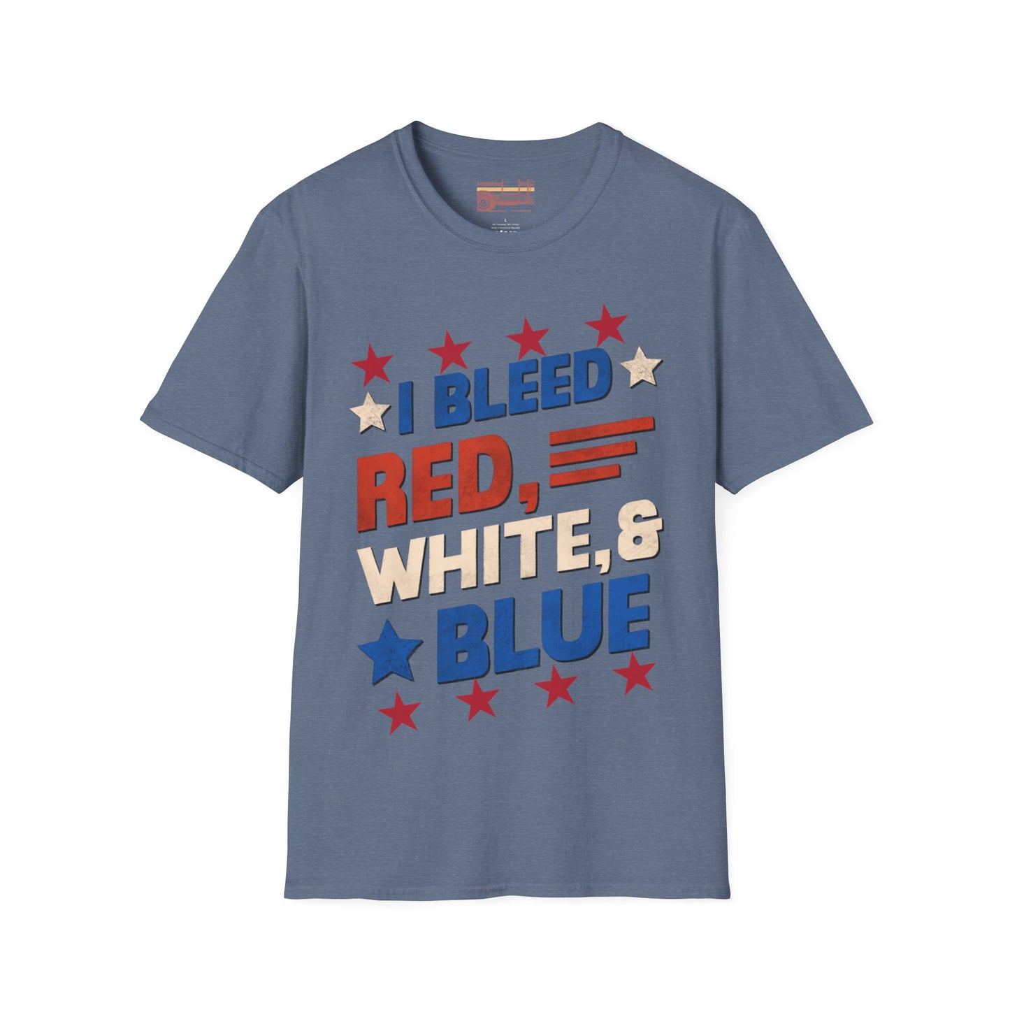 July 4th Independence Day Red, Blue And White Ultimate Comfort Unisex T-shirt