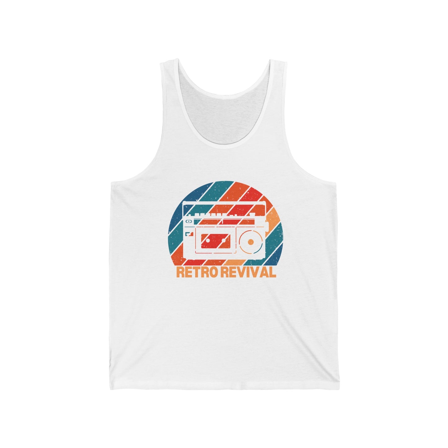 Retro Revival Graphic Ultimate Comfort Styled Unisex Tank Top