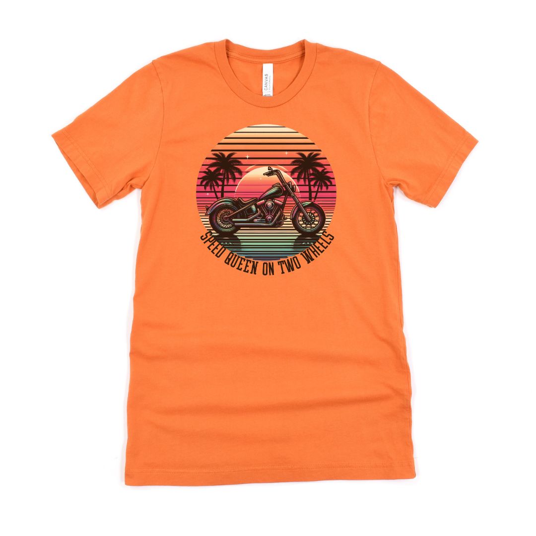 Speed Queen On Two Wheels Ultimate Comfort Styled Graphic T-shirt