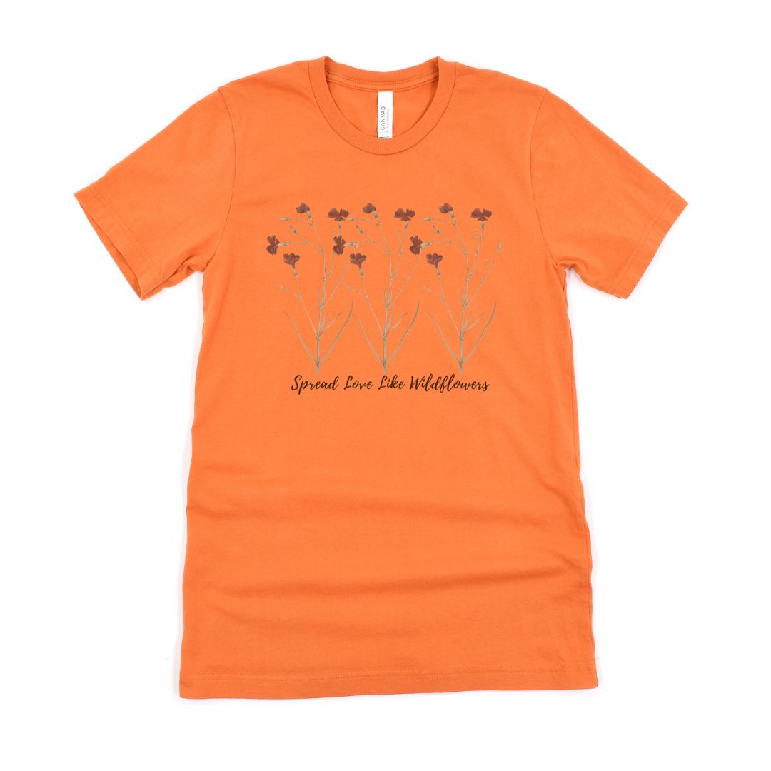 Spread Love Like Wildflower Ultimate Comfort Styled T-shirt