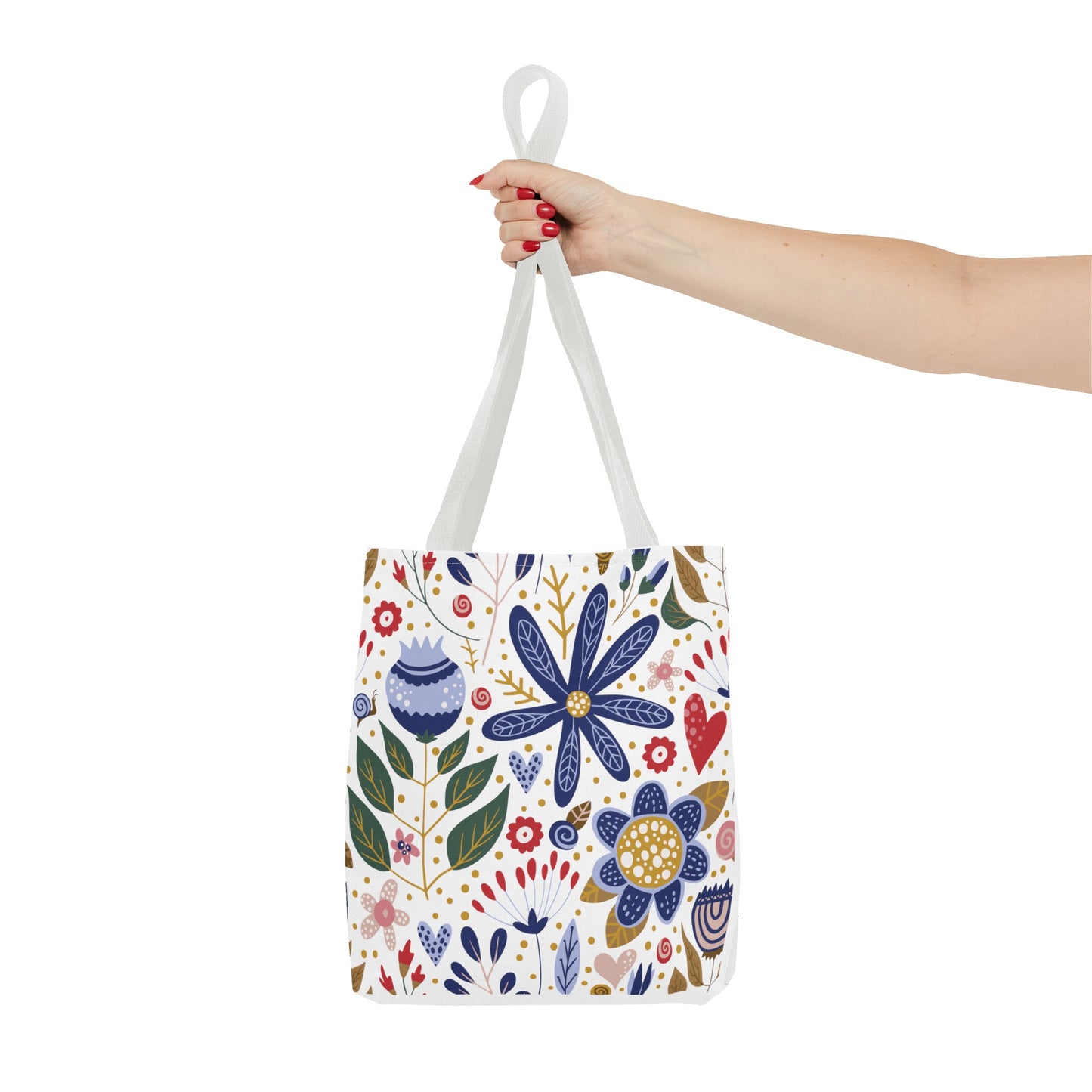 Summer Graphic Wild Flower Tote Bag