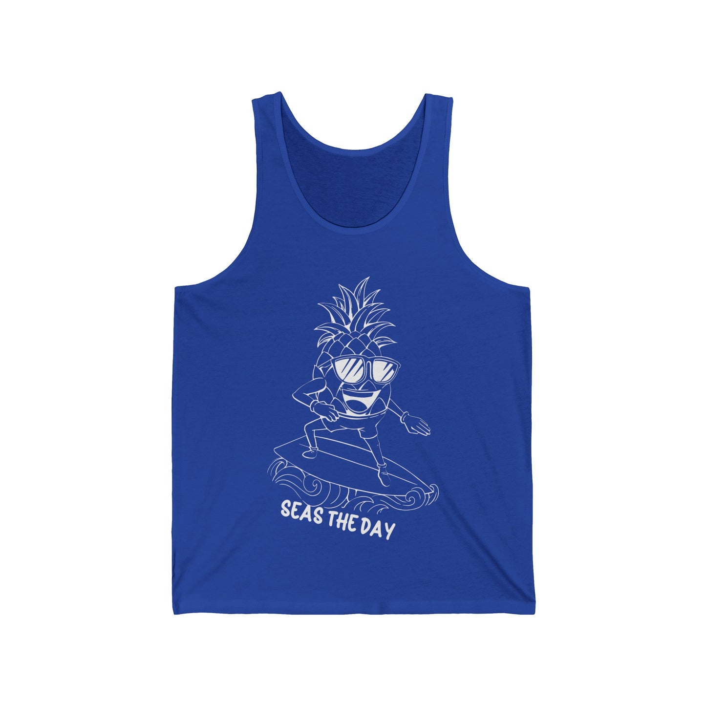 Beach Lovers Ultimate Comfort Styled Funny Unisex Sea As Day Summer Tank Top