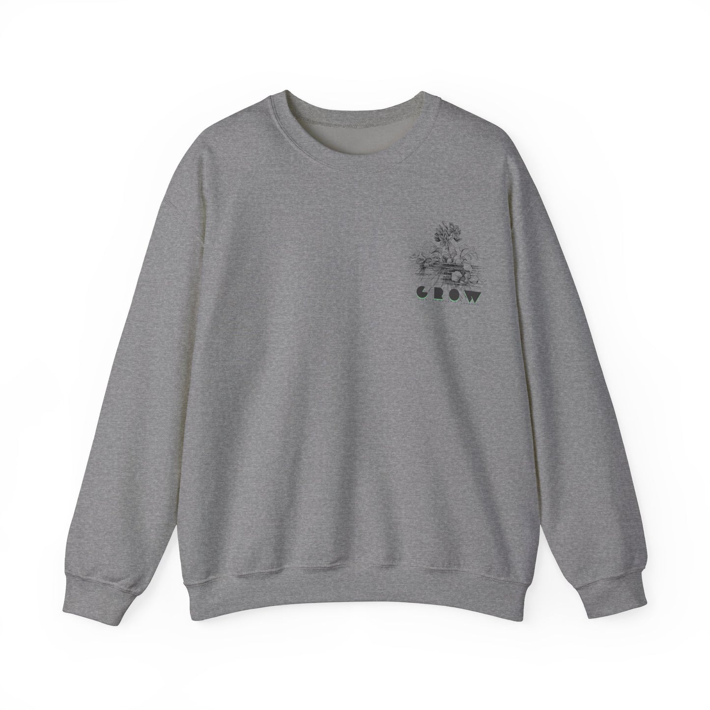 Graphic Designed Minimalist Crewneck Sweatshirt
