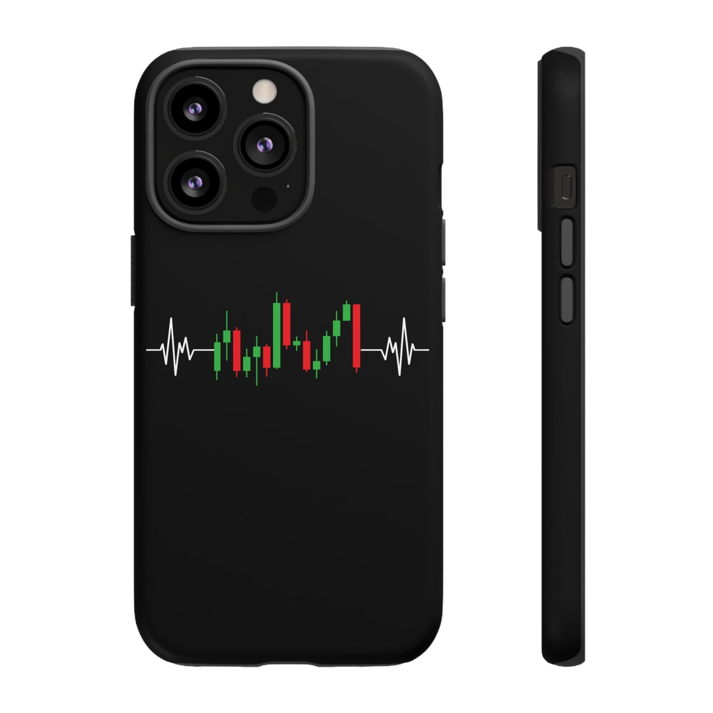 Bearish And Bullish Chart Candles (Stock Market) iPhone Case