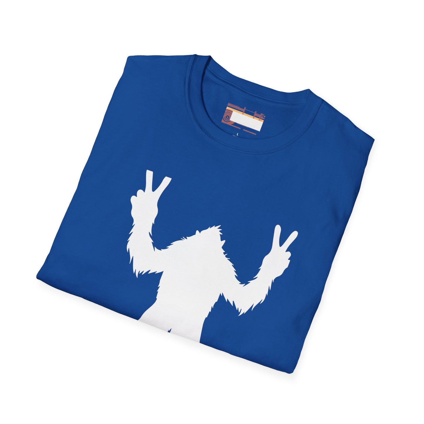 Graphic Designed Minimalist Big Foot Peace Sign Unisex Comfort Styled T-shirts
