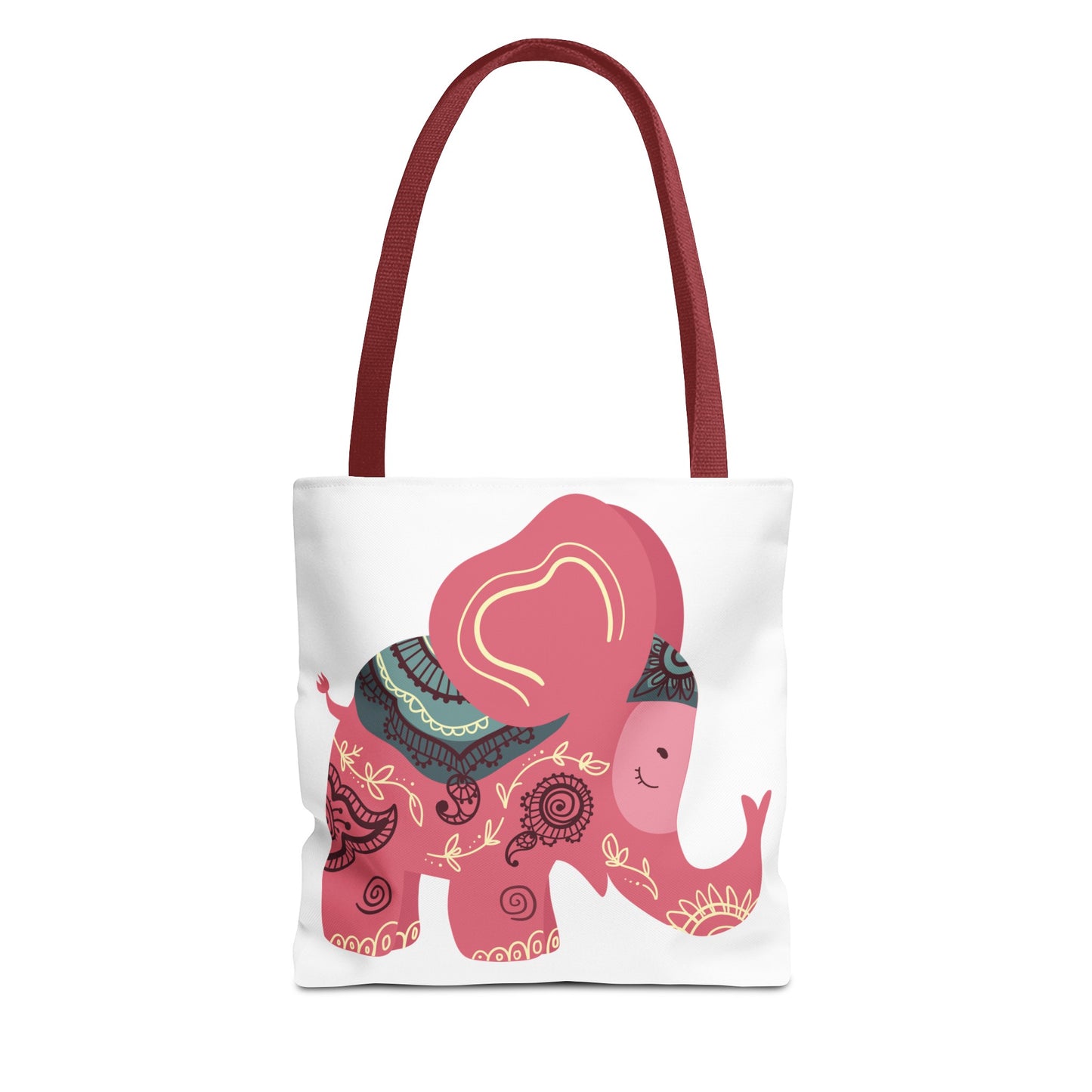 Summer Graphic Elephant Tote Bag