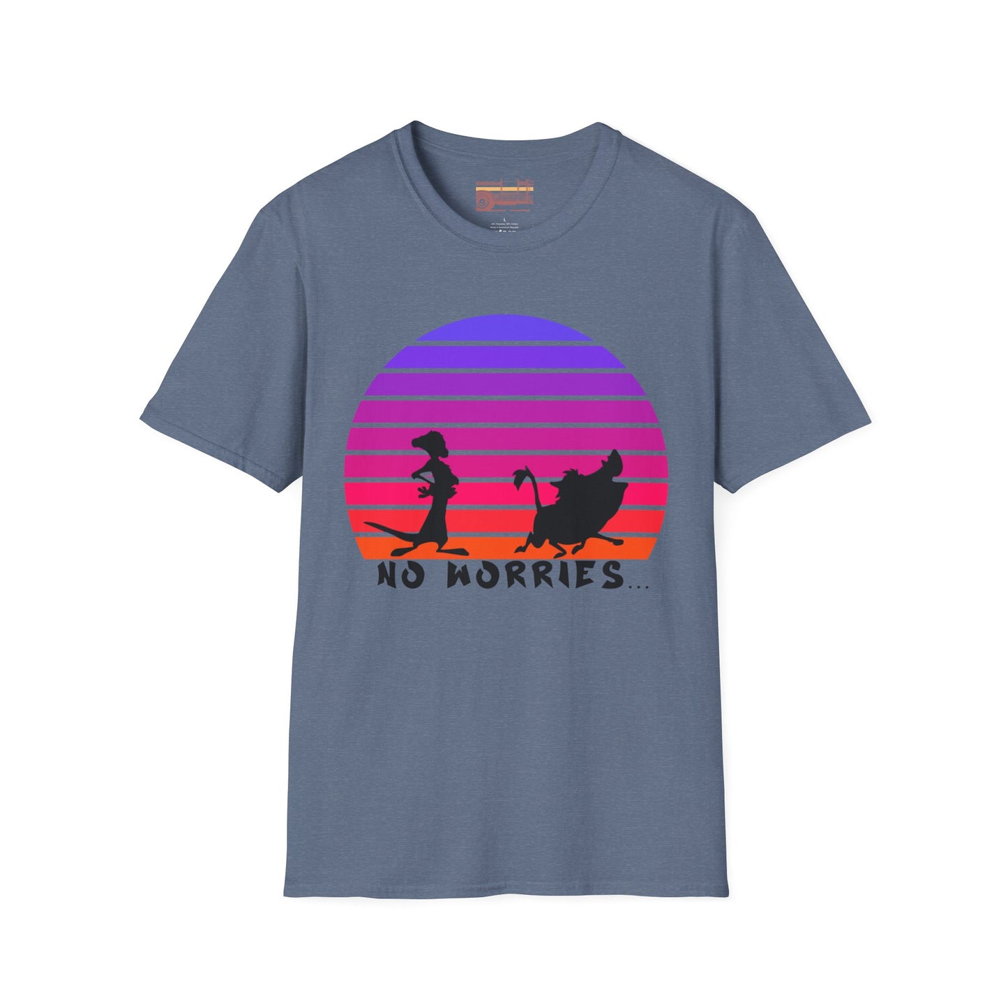 No Worries Motivation Ultimate Comfort Styled Graphic T-shirt