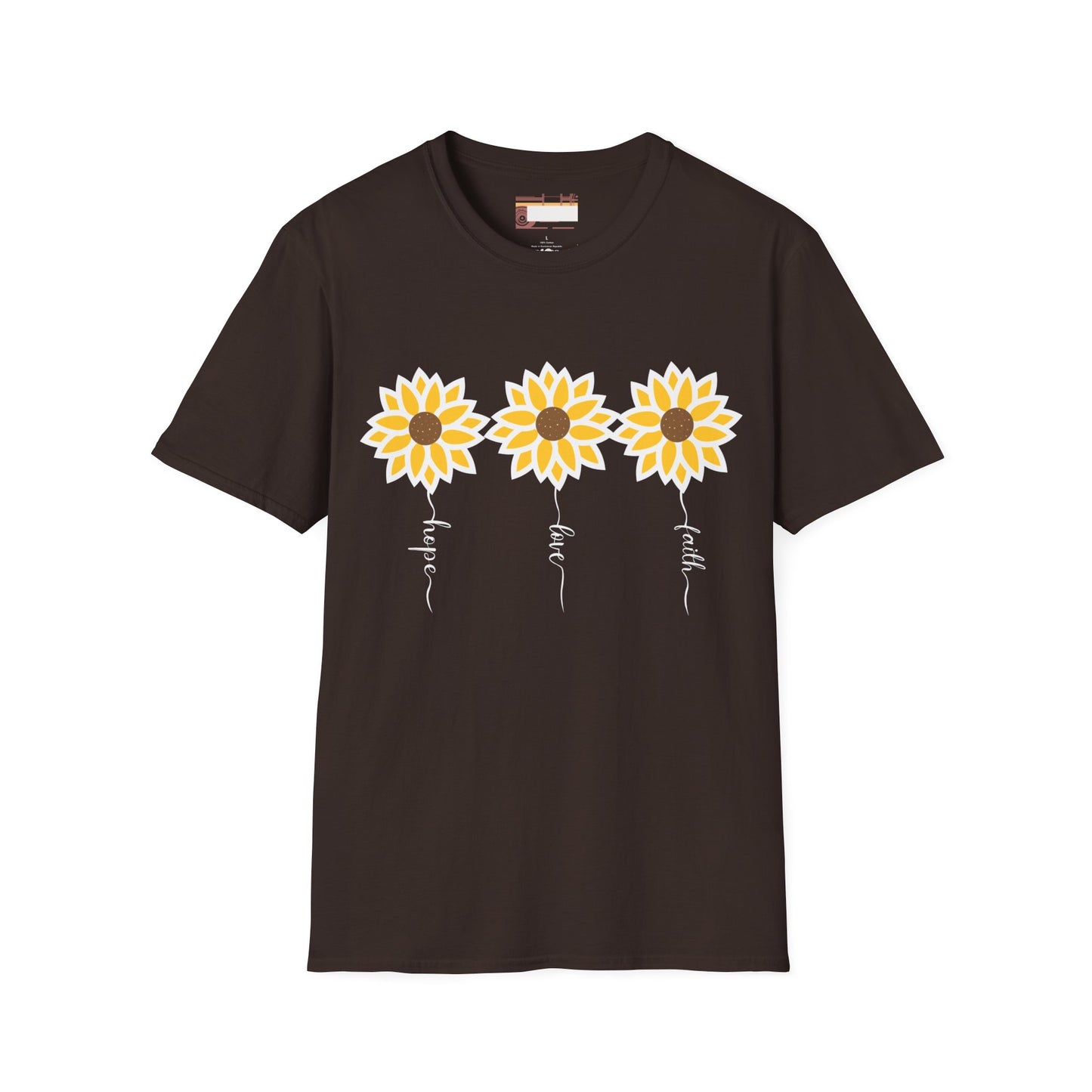 Graphic Christian Bible Gospel Unisex Comfort T-shirt, Wild Flower Christian Faith Quote Graphic Design Tees
