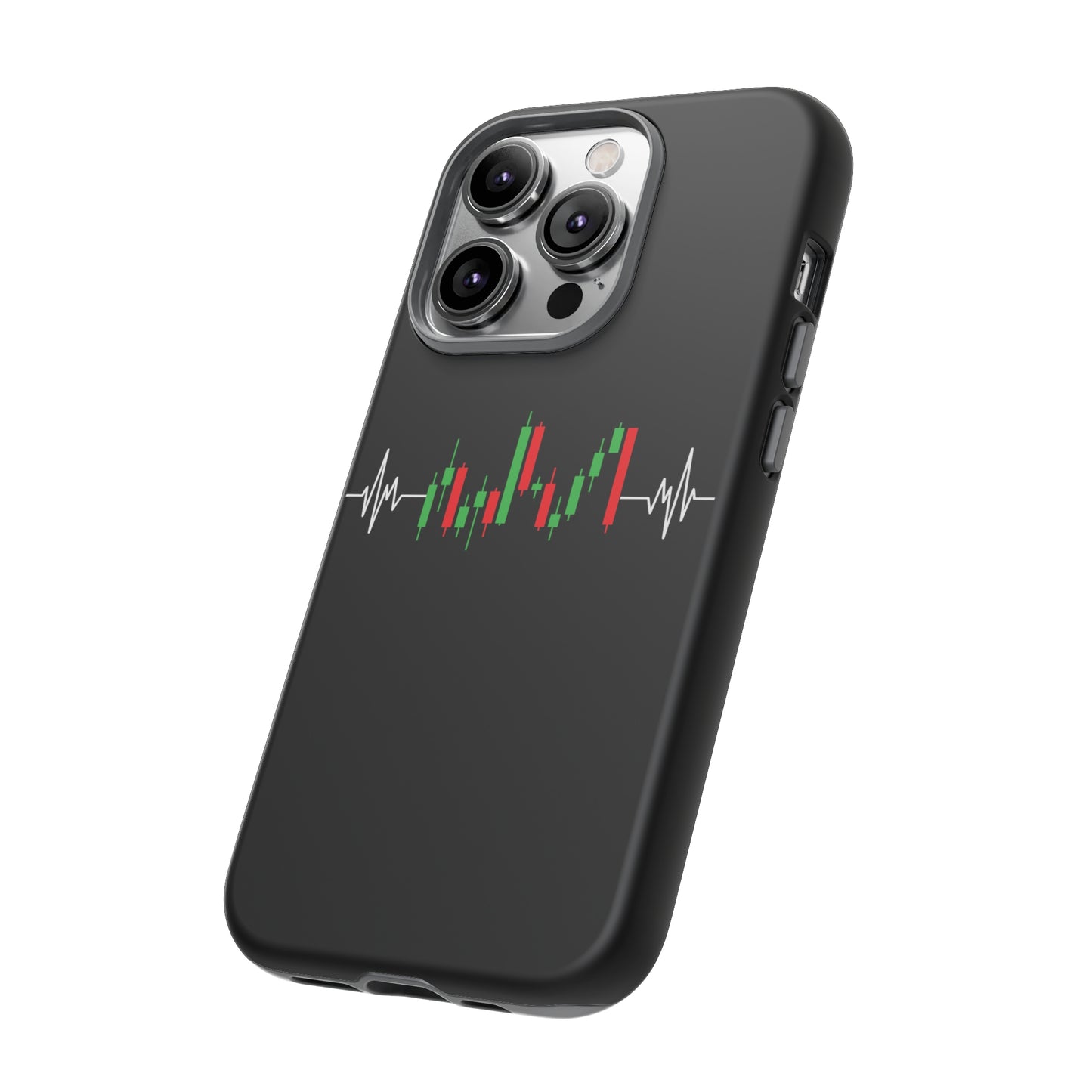 Bearish And Bullish Chart Candles (Stock Market) iPhone Case