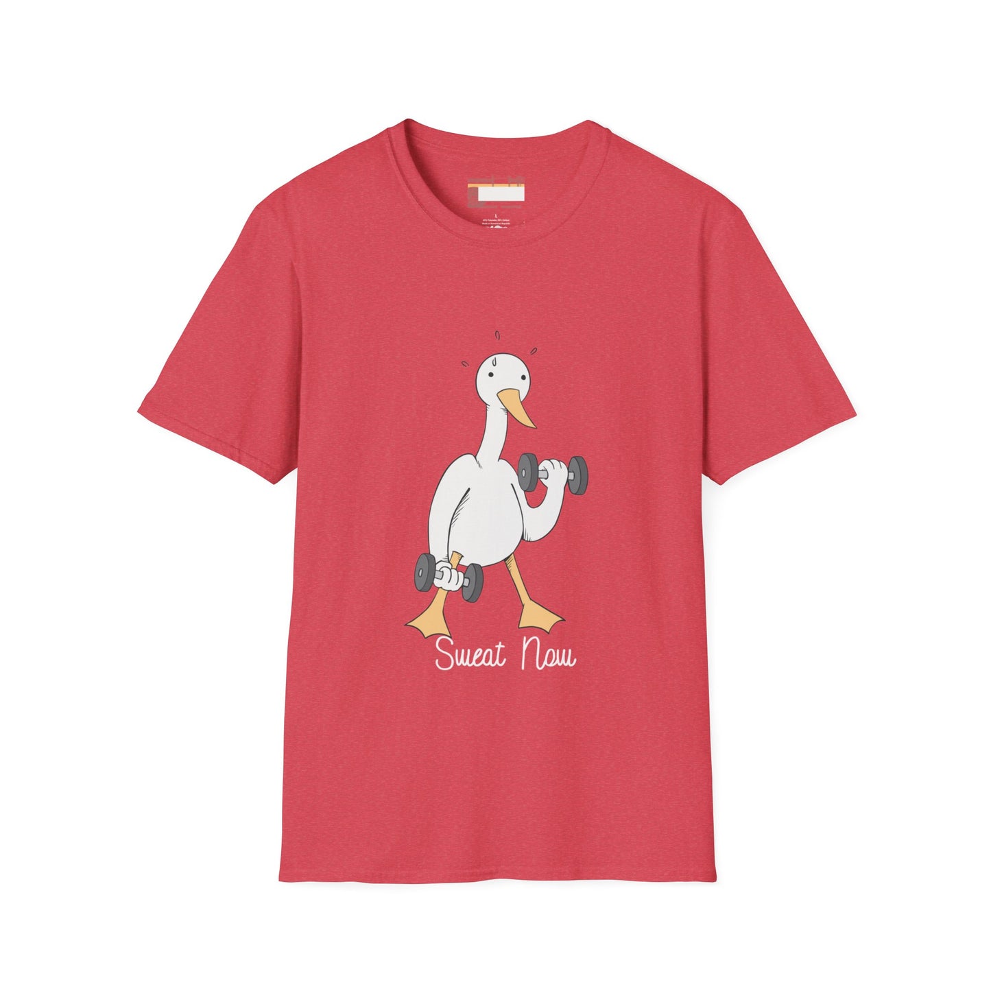 Graphic Designed Goose Sweating Out Unisex Comfort Styled T-shirts