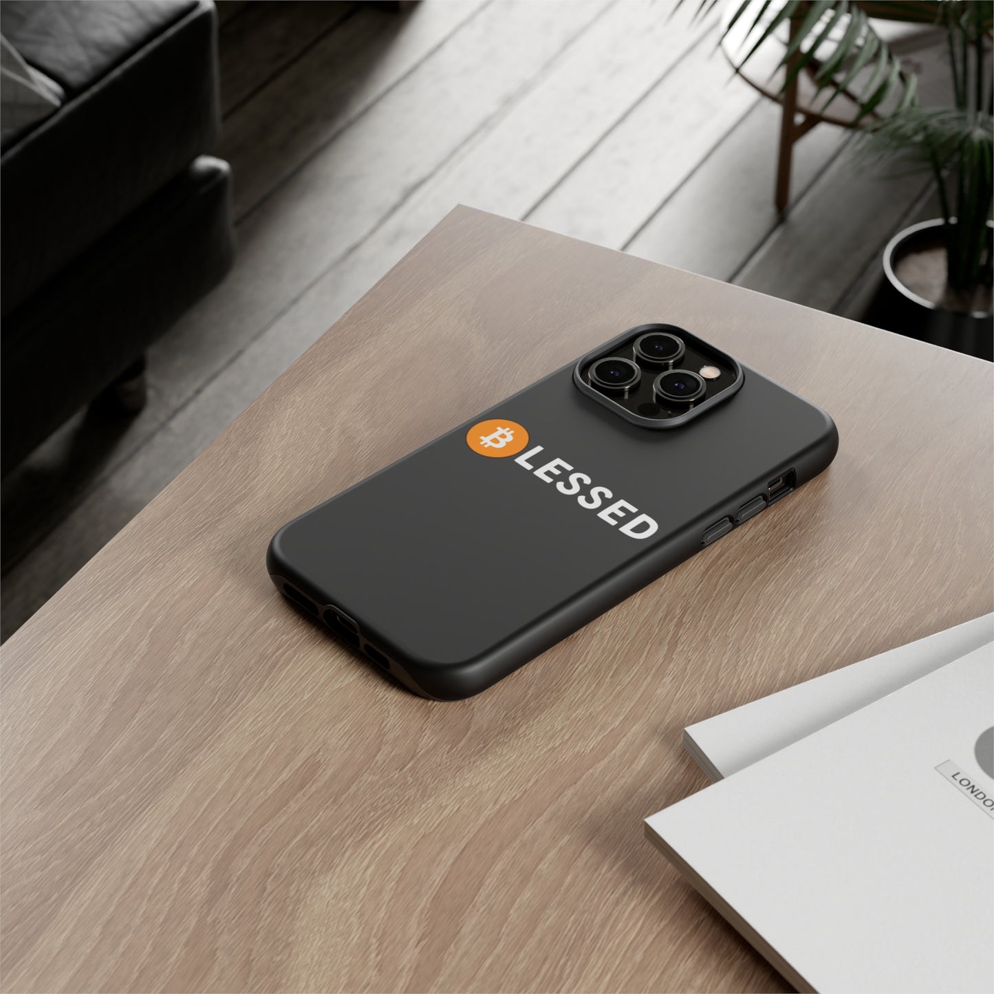 Blessed (Bitcoin, Crypto) iPhone Case