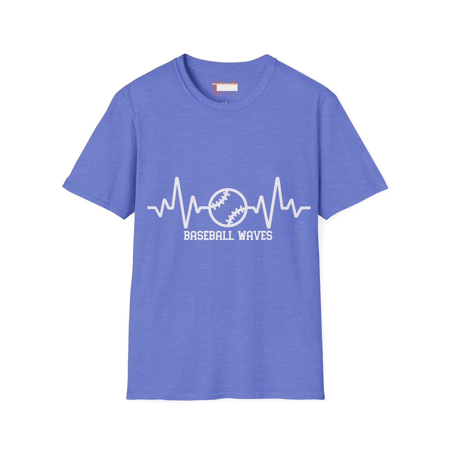 Graphic Baseball Waves Baseball Fan Unisex Comfort T-shirt