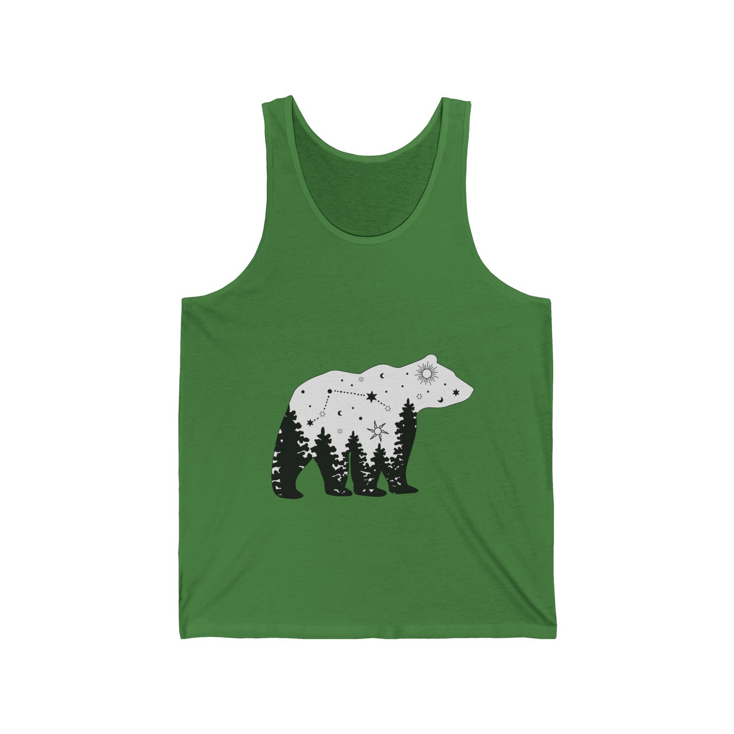 Ultimate Comfort Styled Unisex Forest Bear Summer Tank Top