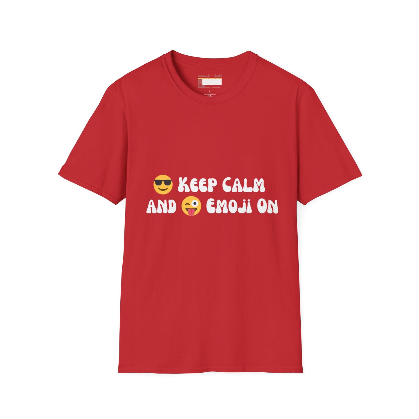 Graphic Emojis Designed Comfort Styled Minimalist T-shirts