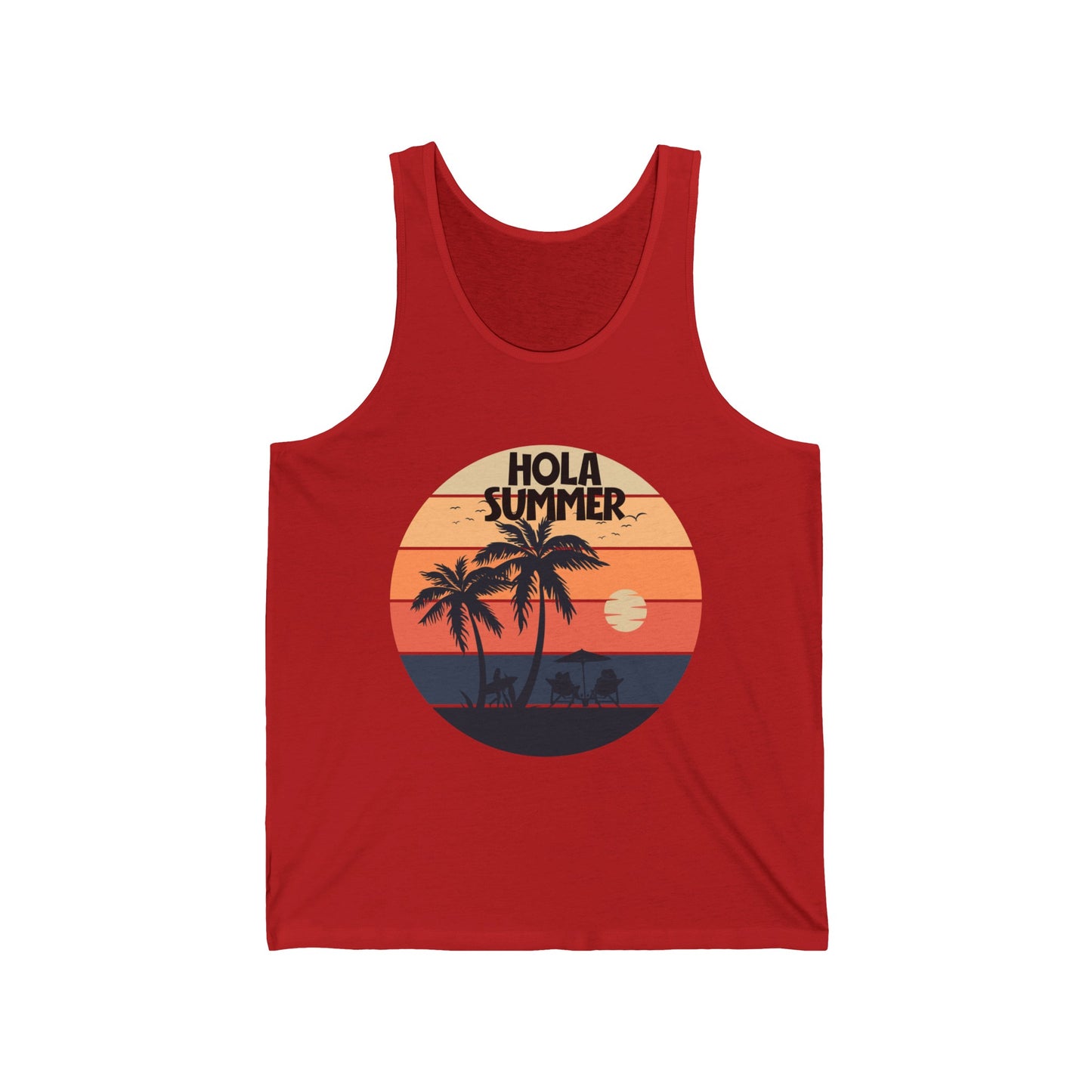 Hello This Summer Ultimate Comfort Styled Unisex Tank Top
